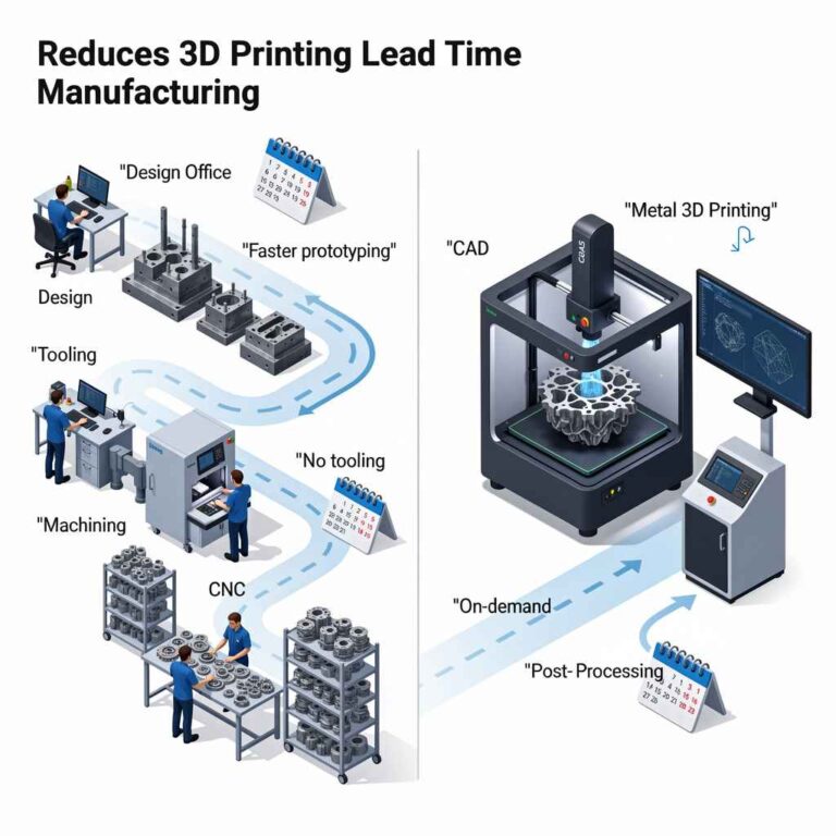 How Metal 3D Printing Reduces Lead Time in Modern Manufacturing | E-Metal3D
