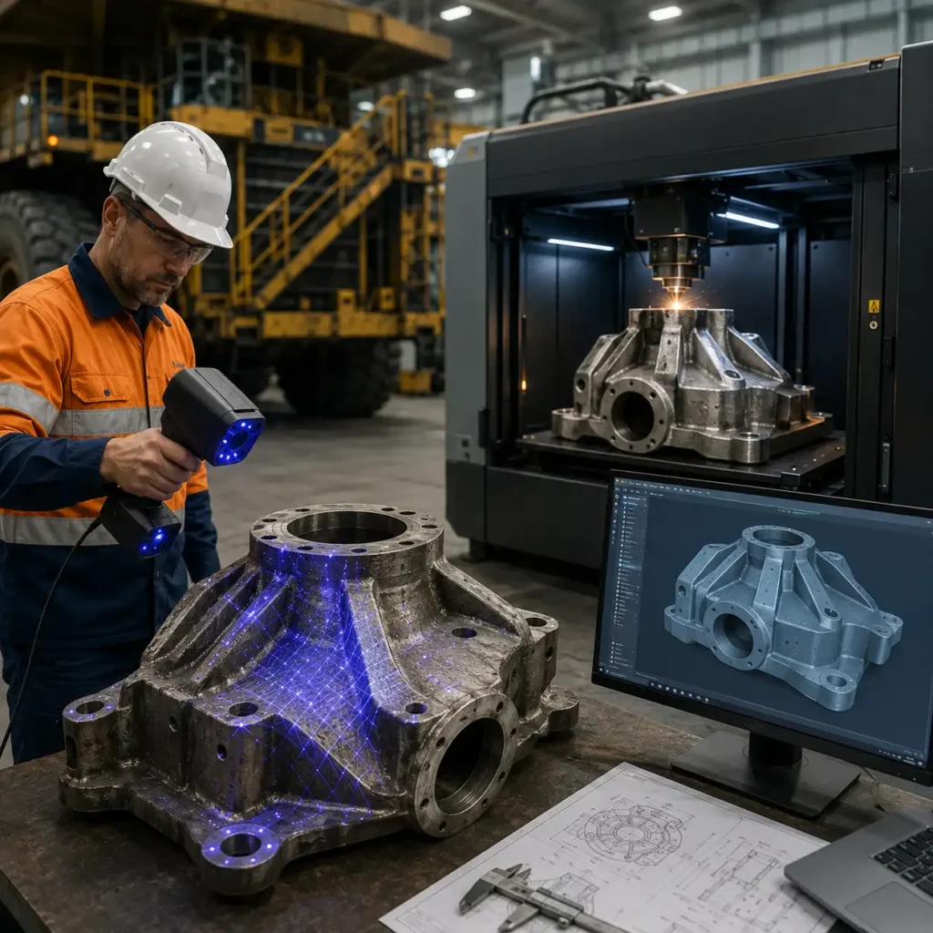 Reverse Engineering for Mining Equipment