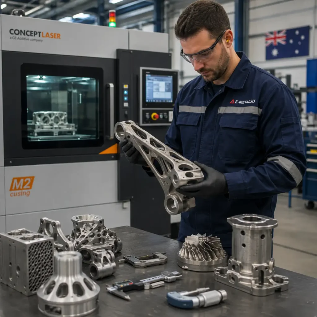 Metal 3D printing in Australia for industrial manufacturing and spare parts